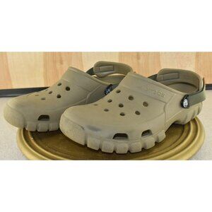 Crocs Offroad Men Clogs Size 11 Brown Slip-On Round Toe Lightweight Comfort